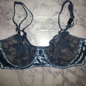 Blue Victoria's secret bra
